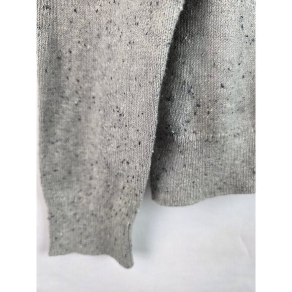 Banana Republic Mens Sweater Size Medium Gray Wool Blend Knit Long Sleeve Top - Picture 6 of 10